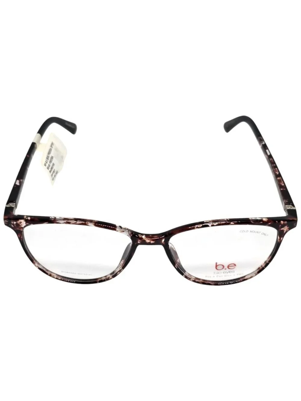b.e Bio Eyes Freesia BE45 Eyeglass Frames 52-16-140 Brown Tortoise Women's